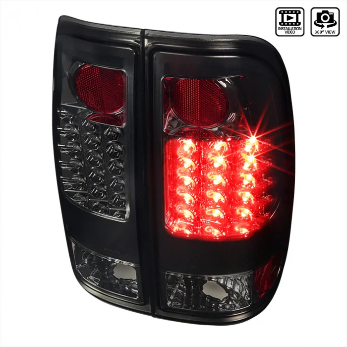 Spec-D - Black/Smoke LED Tail Lights