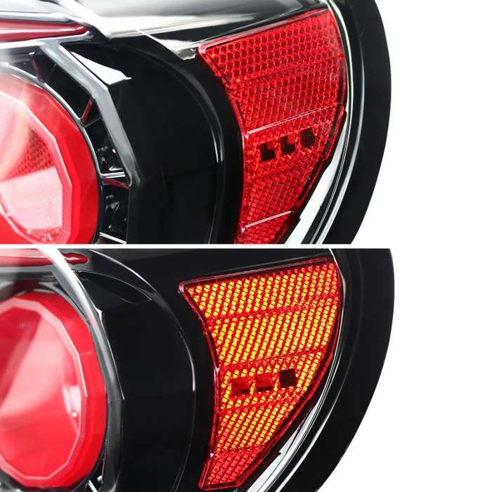 Spec-D - Gloss Black Sequential LED Tail Lights