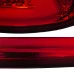 Spec-D - Chrome/Red Fiber Optic LED Tail Lights