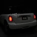 Spec-D - Chrome/Red Fiber Optic LED Tail Lights