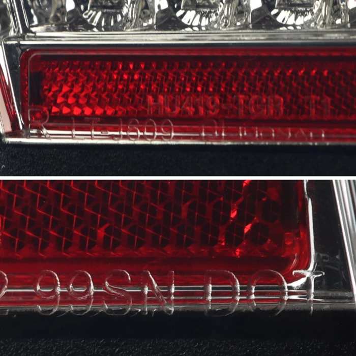 Spec-D - Gloss Black/Red Sequential LED Tail Lights