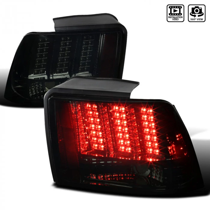 Spec-D - Black/Smoke Sequential LED Tail Lights