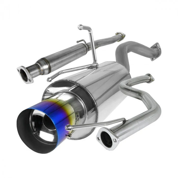 Spec-D - N1 Style Cat-Back Exhaust System with Burnt Tip