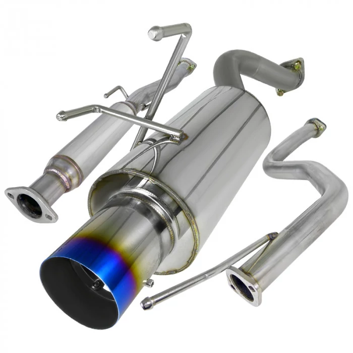 Spec-D - N1 Style Cat-Back Exhaust System with Burnt Tip