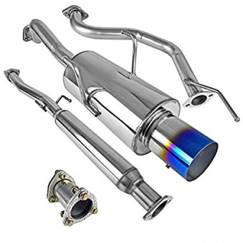 Spec-D - N1 Style Cat-Back Exhaust System with Burnt Tip