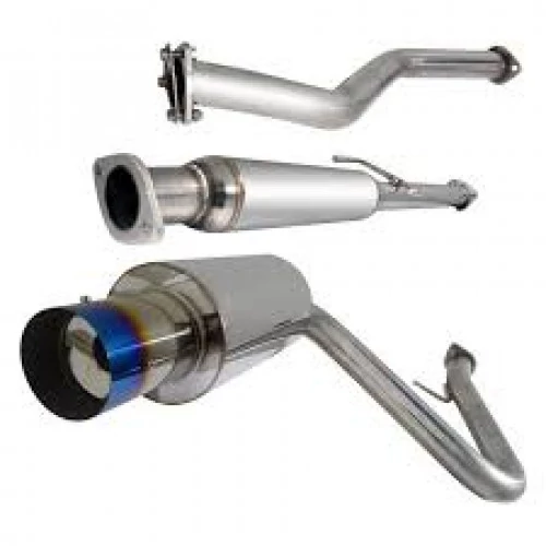 Spec-D - N1 Style Cat-Back Exhaust System with Burnt Tip