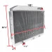 Spec-D - 3-Row Performance Cooling Radiator