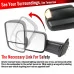 Spec-D - Driver and Passenger Side Black Power Towing Mirrors