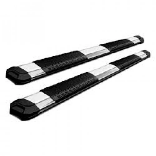 Spec-D - 5 in. Saber Style Polished Side Step Bars