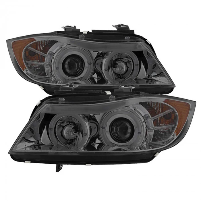Spyder® - Smoke Halo Amber Projector Headlights