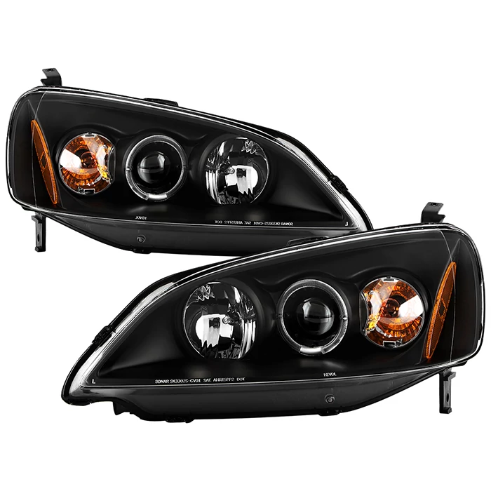 Spyder® - Black Halo Projector Headlights