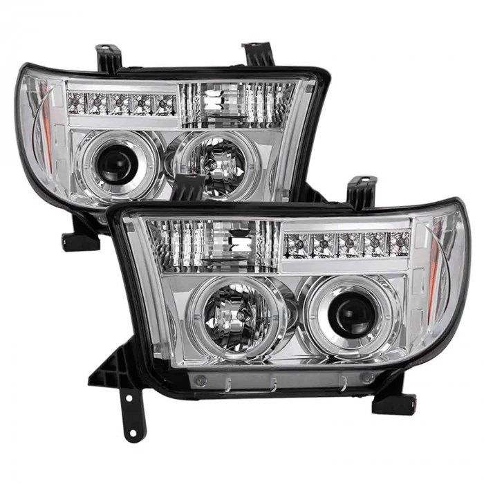 Spyder® - Chrome Halo Projector Headlights