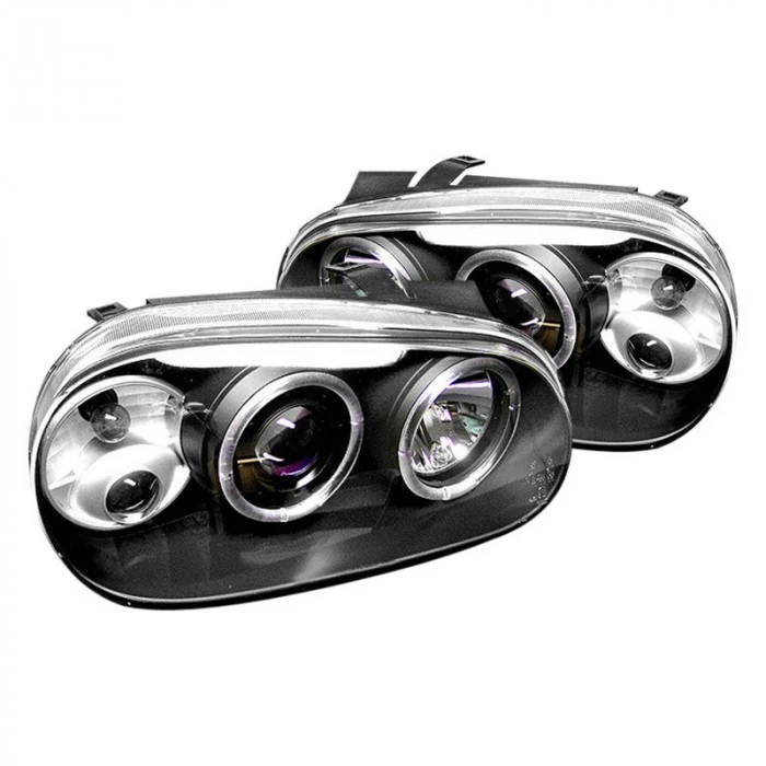 Spyder® - Black Halo Projector Headlights