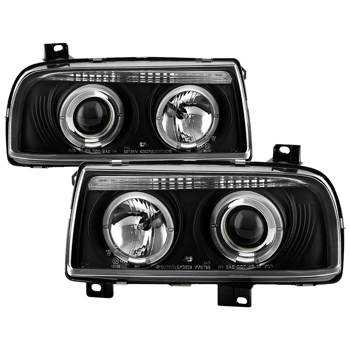 Spyder® - Black Halo Projector Headlights