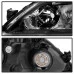 Spyder® - Black Euro Headlights with Amber Reflectors