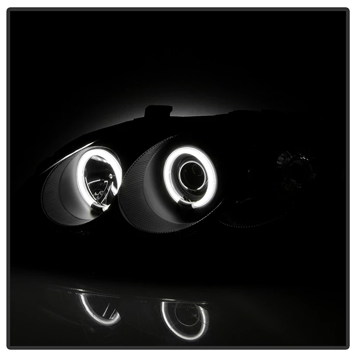 Spyder® - Black CCFL Halo Projector Headlights