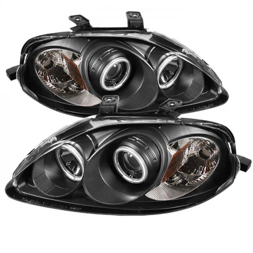 Spyder® - Black CCFL Halo Projector Headlights