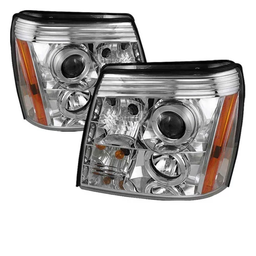 Spyder® - Chrome Halo DRL LED Projector Headlight