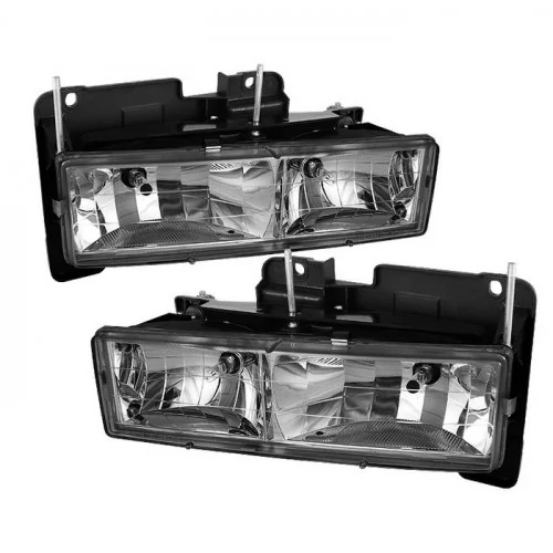 Spyder® - Chrome Euro Headlights