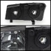 Spyder® - Smoke Euro Headlights with Amber Reflectors