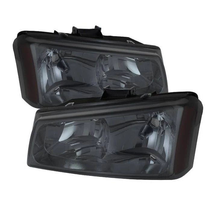 Spyder® - Smoke Euro Headlights with Amber Reflectors