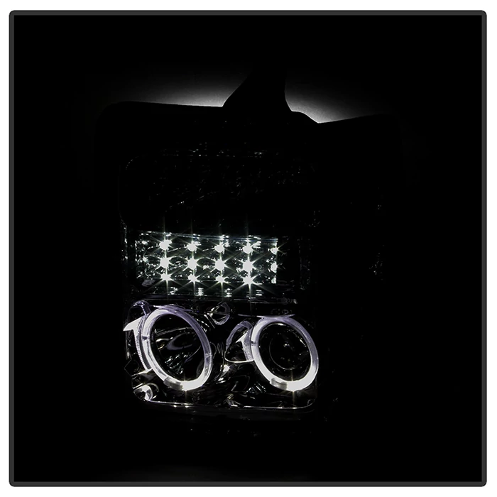 Spyder® - Smoke Halo Projector Headlights with LEDs