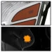 Spyder® - Driver Side Chrome Factory Style Headlight with Amber Reflectors