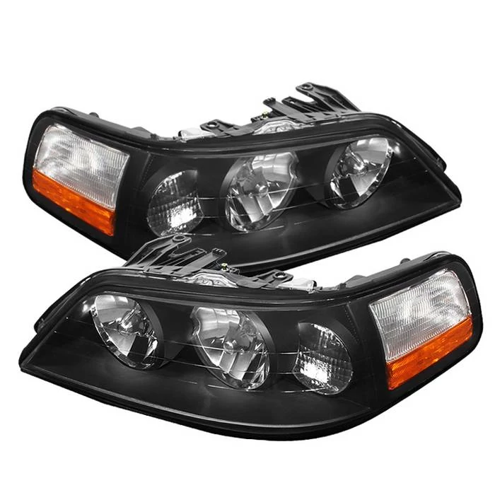 Spyder® - Black Euro Headlights