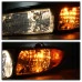 Spyder® - Chrome Euro Headlights with Amber Corner Lights