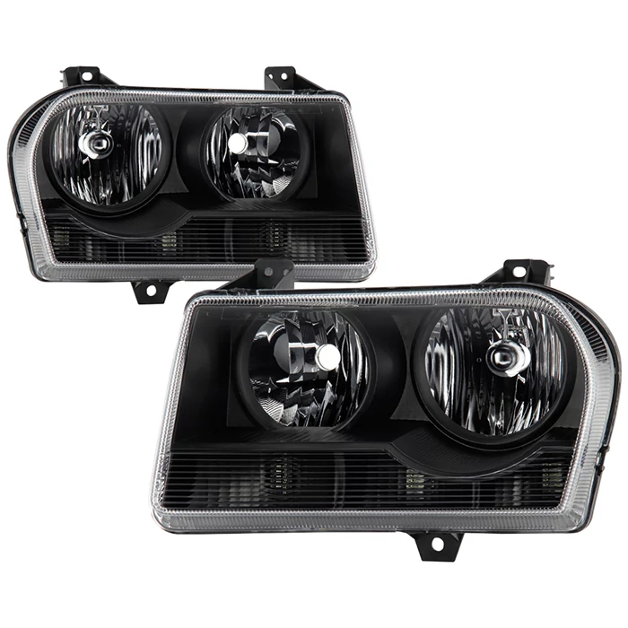 Spyder® - Black Euro Headlights