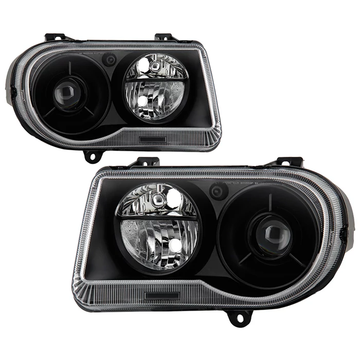 Spyder® - Black Euro Headlights