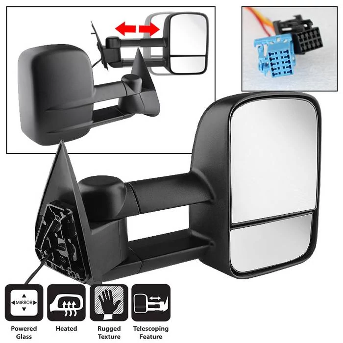 Spyder® - Passenger Side Power Towing Mirror