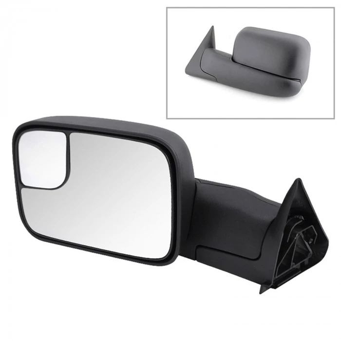 Spyder® - Driver Side Black XTune Towing Mirror