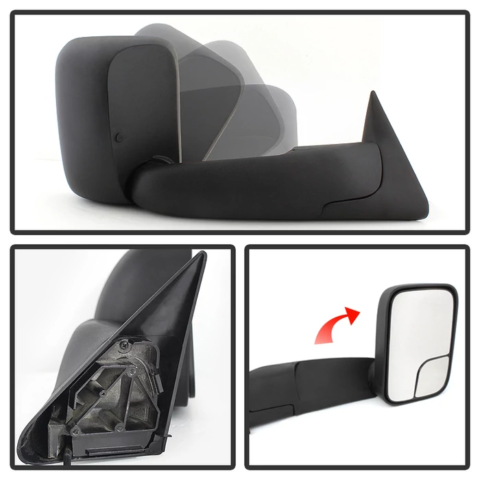 Spyder® - Passenger Side Power Heated Towing Mirror