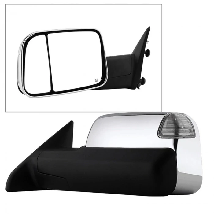 Spyder® - Driver and Passenger Side Chrome XTune Towing Mirror