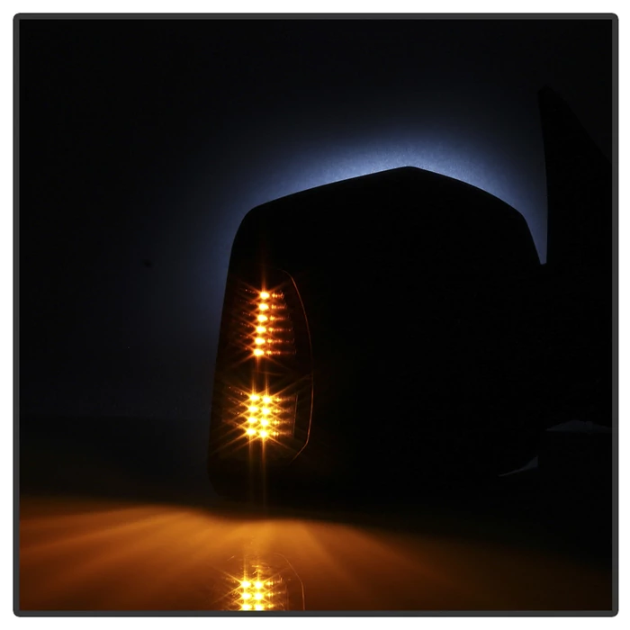 Spyder® - Power Heated Amber LED Signal Towing Mirror Passenger Side