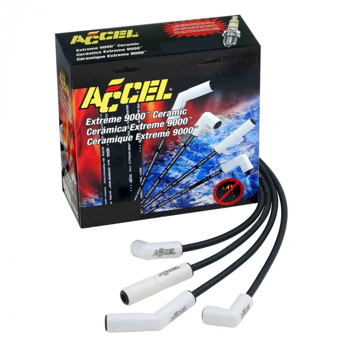 ACCEL® - Extreme 9000 Ceramic Boot Spark Plug Wire Set GMC