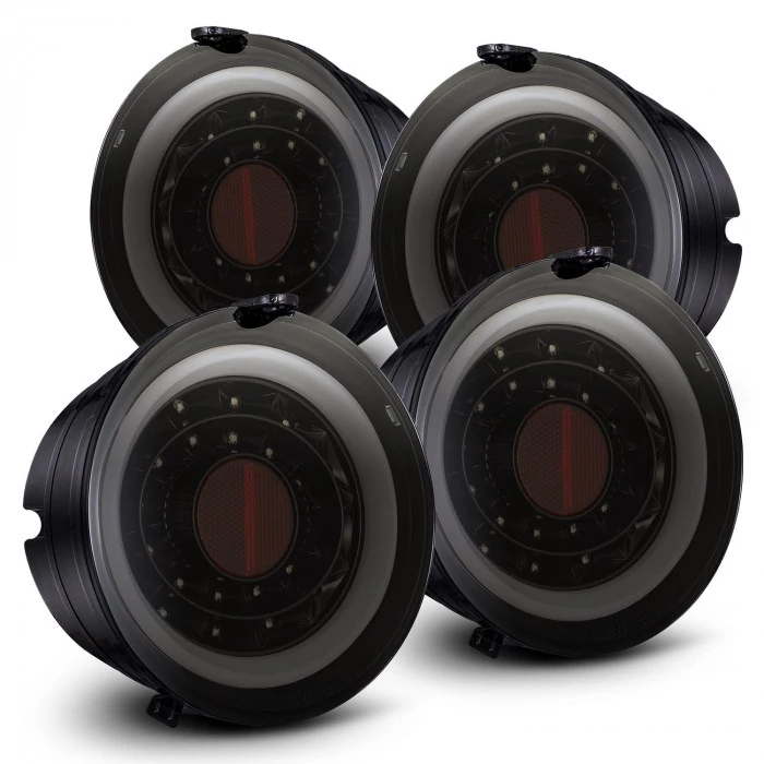 Alpha Rex® - PRO-Series Jet Black Projector Tail Lights