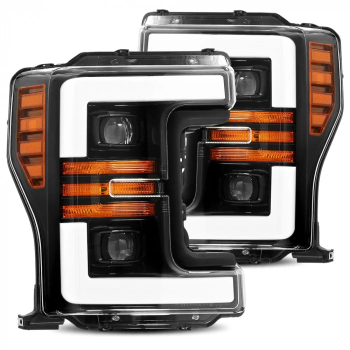 Alpha Rex® - PRO-Series Gloss Black Projector Headlights