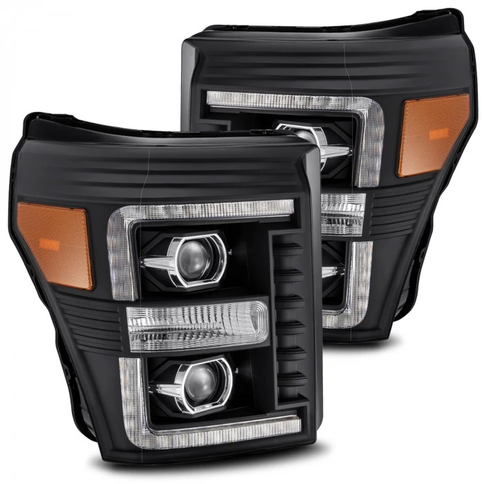Alpha Rex® - LUXX-Series Black LED Projector Headlights