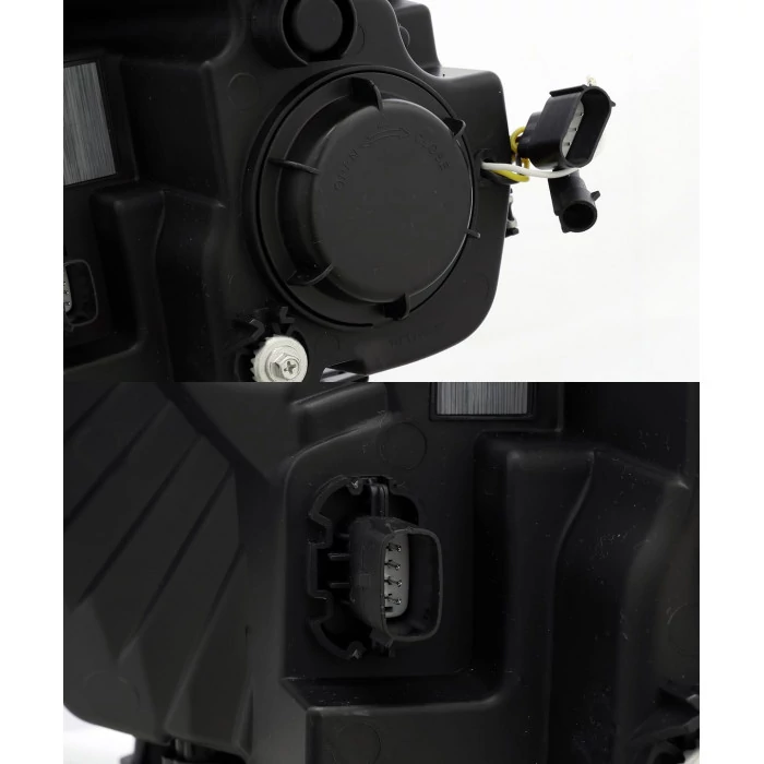Alpha Rex® - PRO-Series Matte Black Projector Headlights