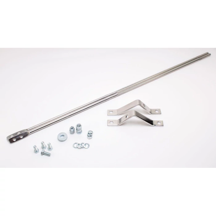 Auto Metal Direct® - Stainless Steel Fender to Firewall Brace Kit Pair