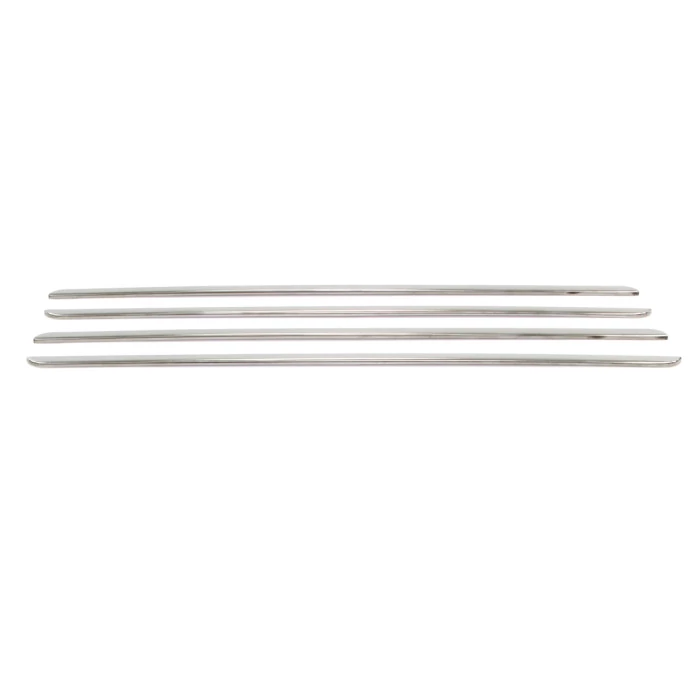 Auto Metal Direct® - Side Hood Molding Set 4pcs