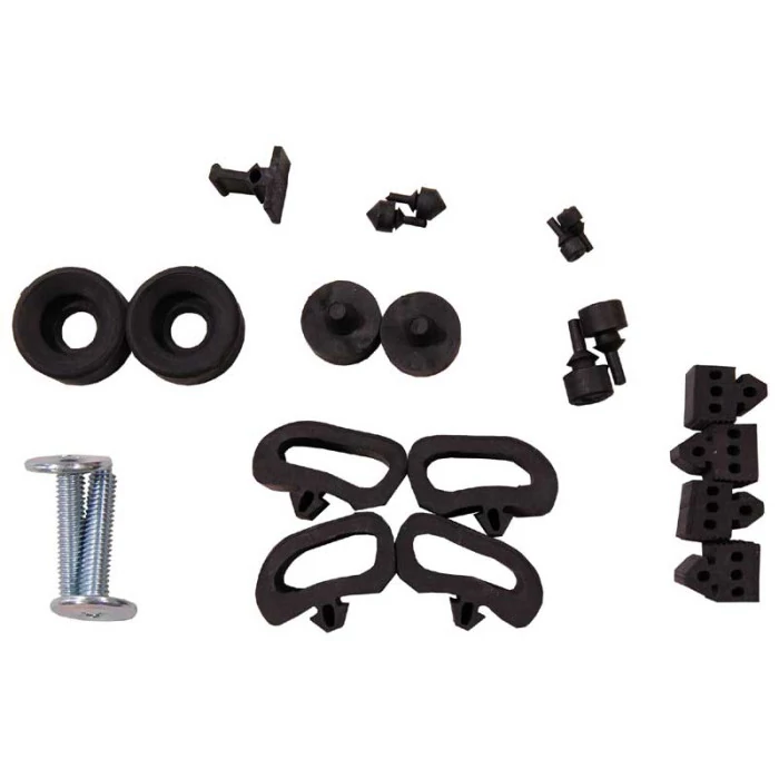 Auto Metal Direct® FDC - Black Rubber Body Bumper Kit
