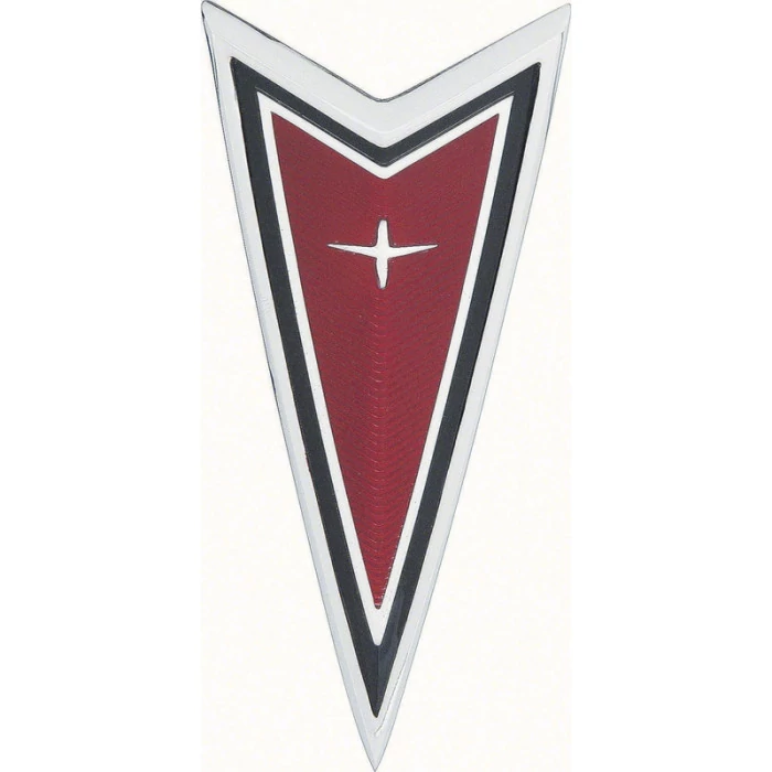 Auto Metal Direct® OER - Bumper / Header Emblem Red Arrowhead