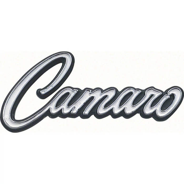 Auto Metal Direct® OER - Door Panel Emblems "Camaro" for Deluxe Interior Pair
