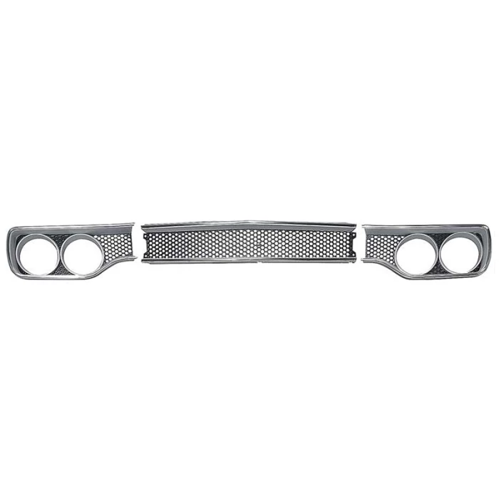 Auto Metal Direct® OER - Grille Set Center & Headlamp Bezels