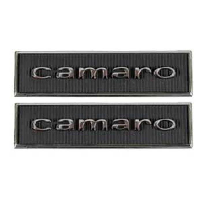 Auto Metal Direct® CHQ - Door Panel Emblems - "Camaro" Pair