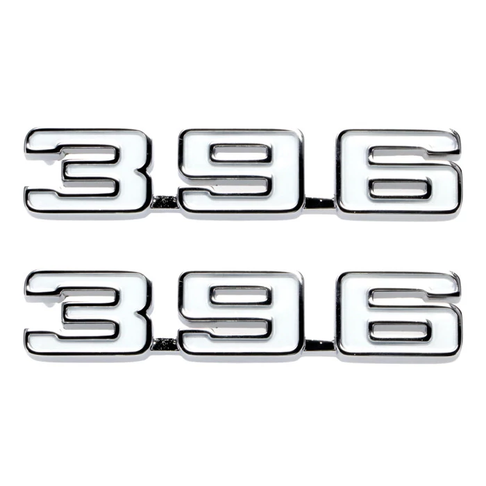 Auto Metal Direct® CHQ - Fender Emblems Pair "396"