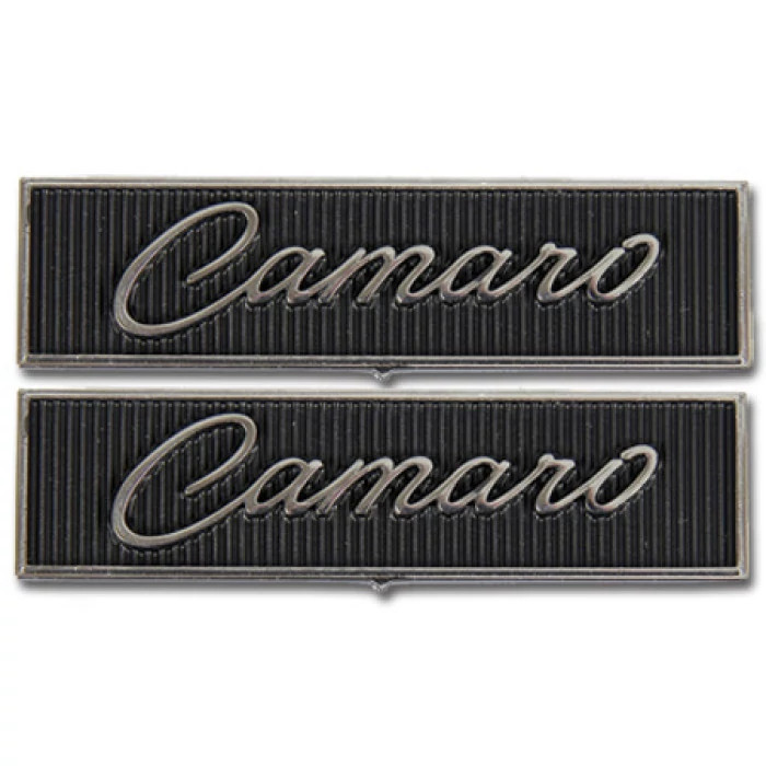Auto Metal Direct® CHQ - Door Panel Emblems - "Camaro" Pair